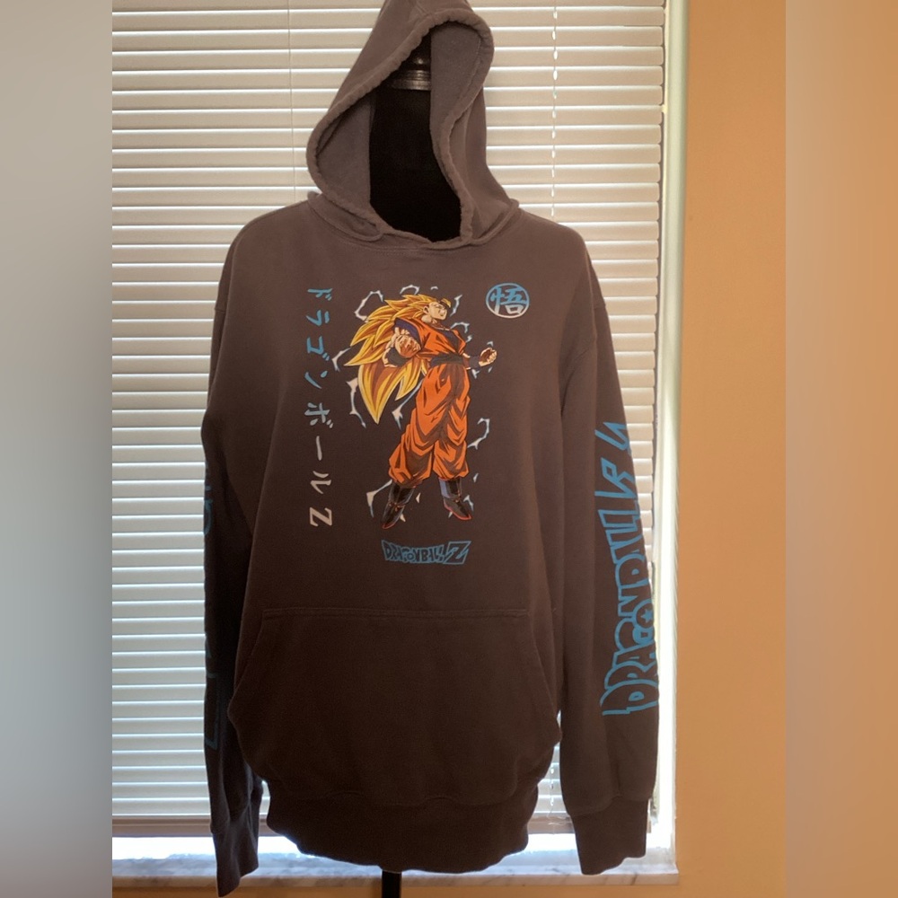 Dragon Ball Z Gray Hoodie